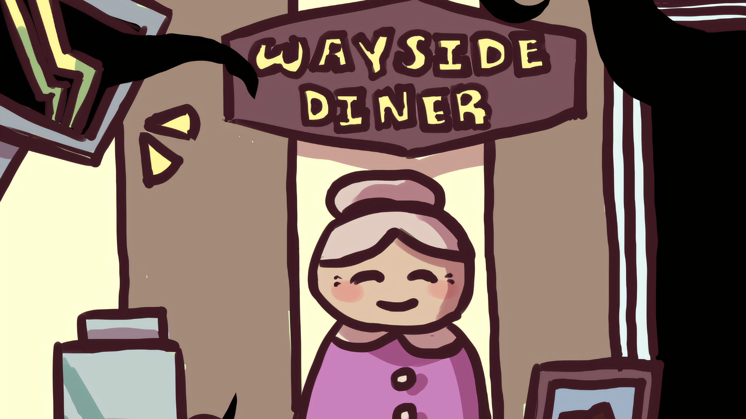 Diner in the Storm Game Image