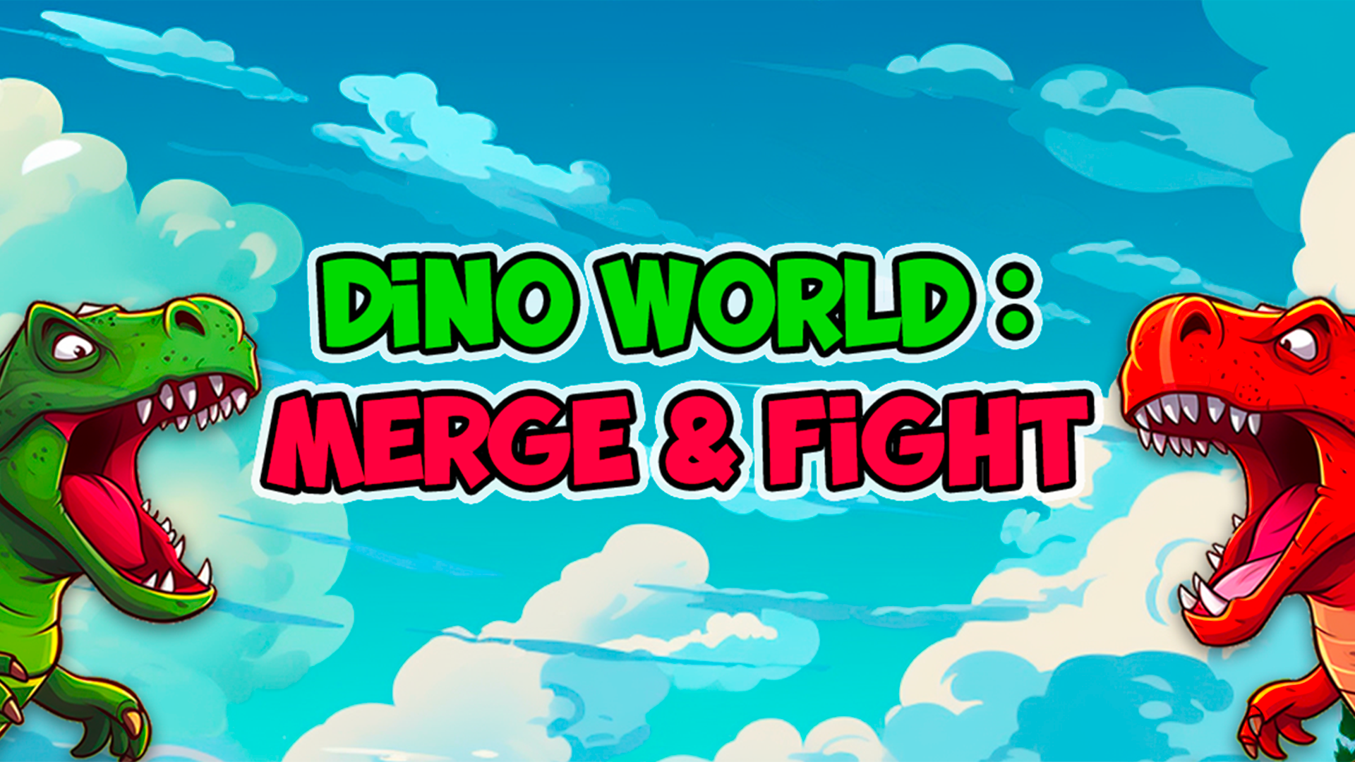 Dino World: Merge & Fight Game Image