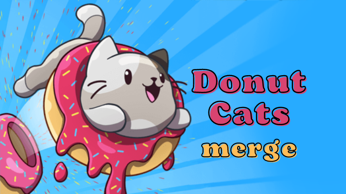 DonutCats Merge Game Image