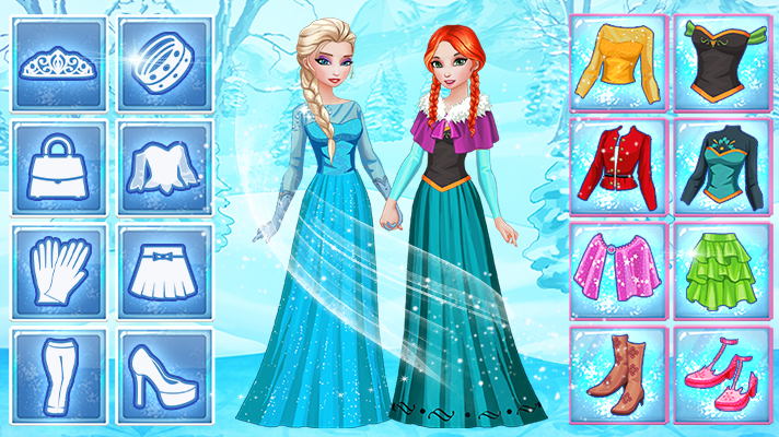 Elsa & Annax27s Icy Dress Up