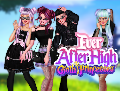 Ever After High Goth Princesses Game Image