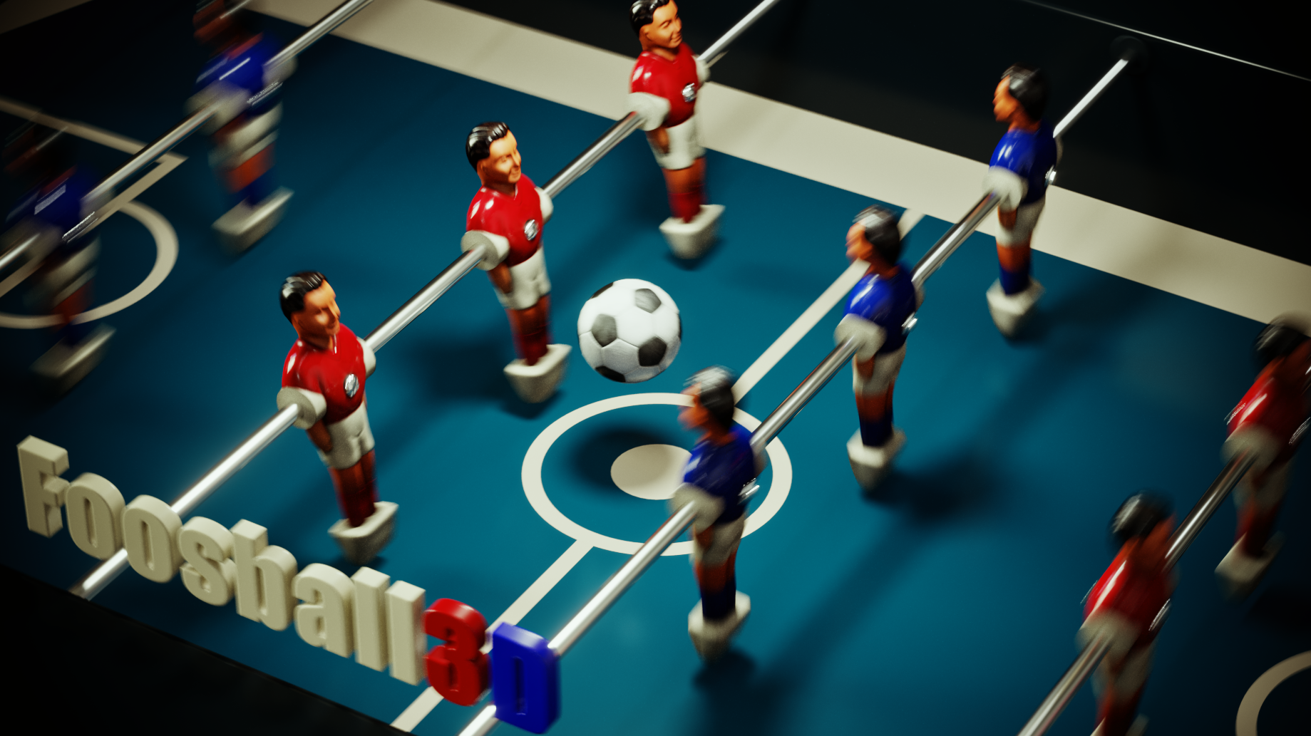 Foosball 3D Game Image