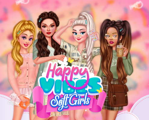 Happy Vibes Soft Girls Game Image