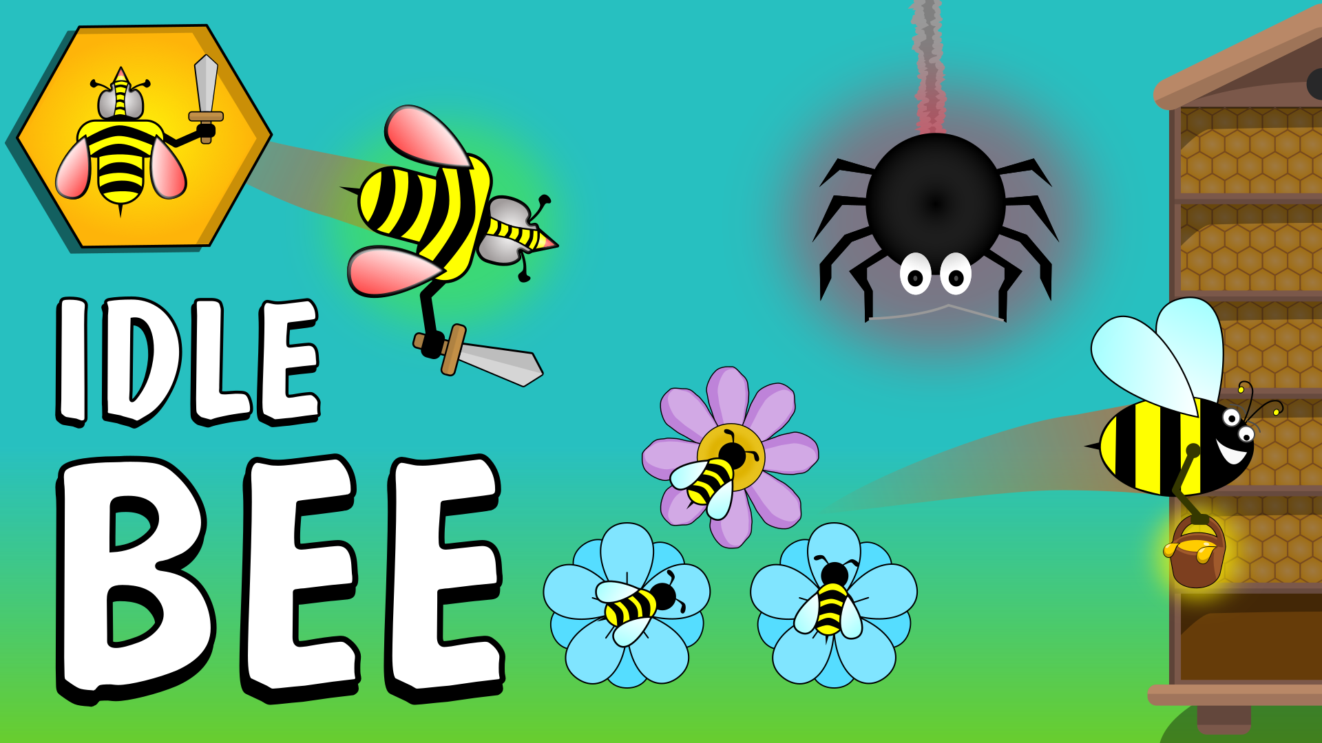 Idle Bee: Swarm Simulator Game Image