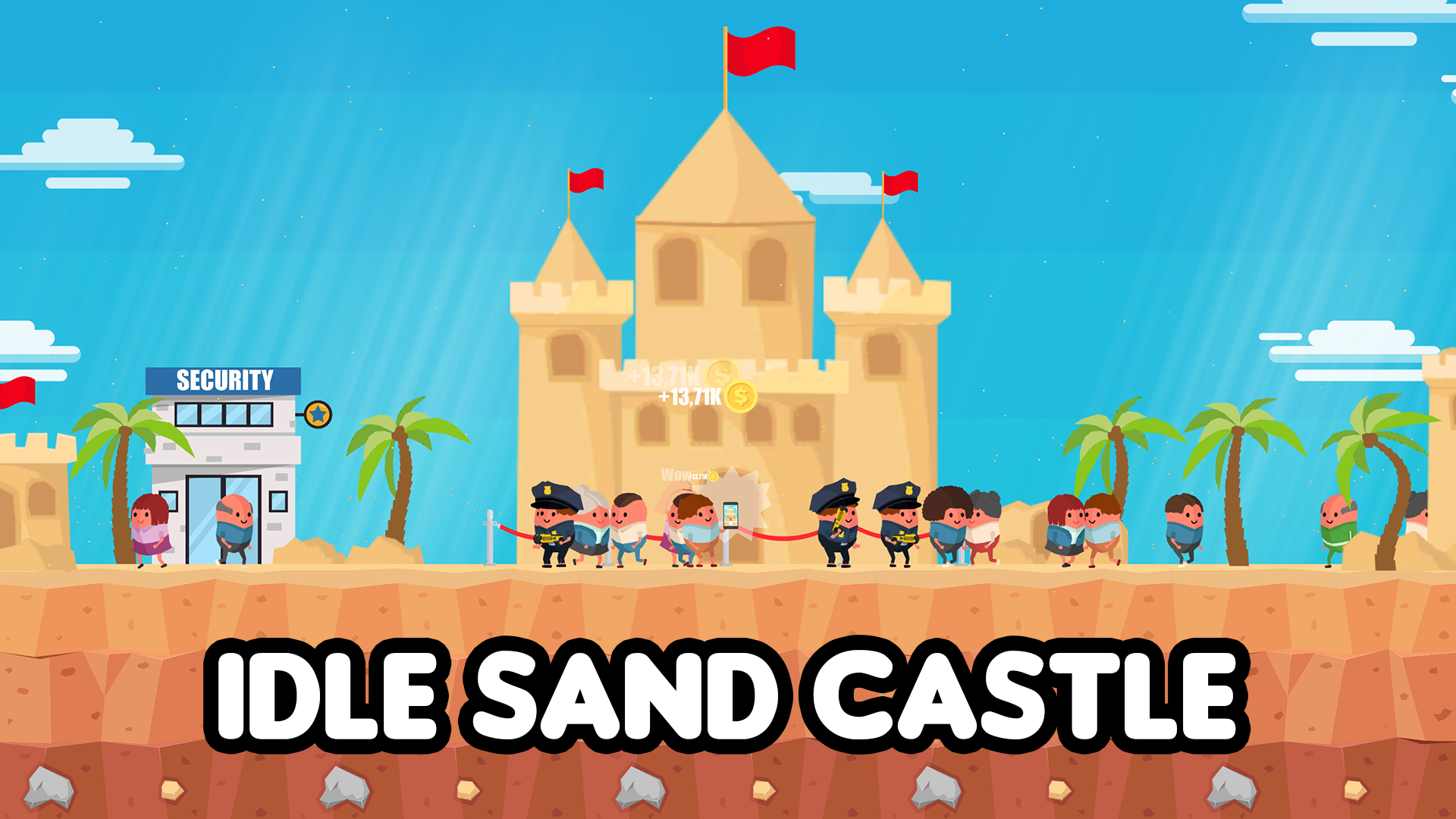 Idle Sand Castle Game Image