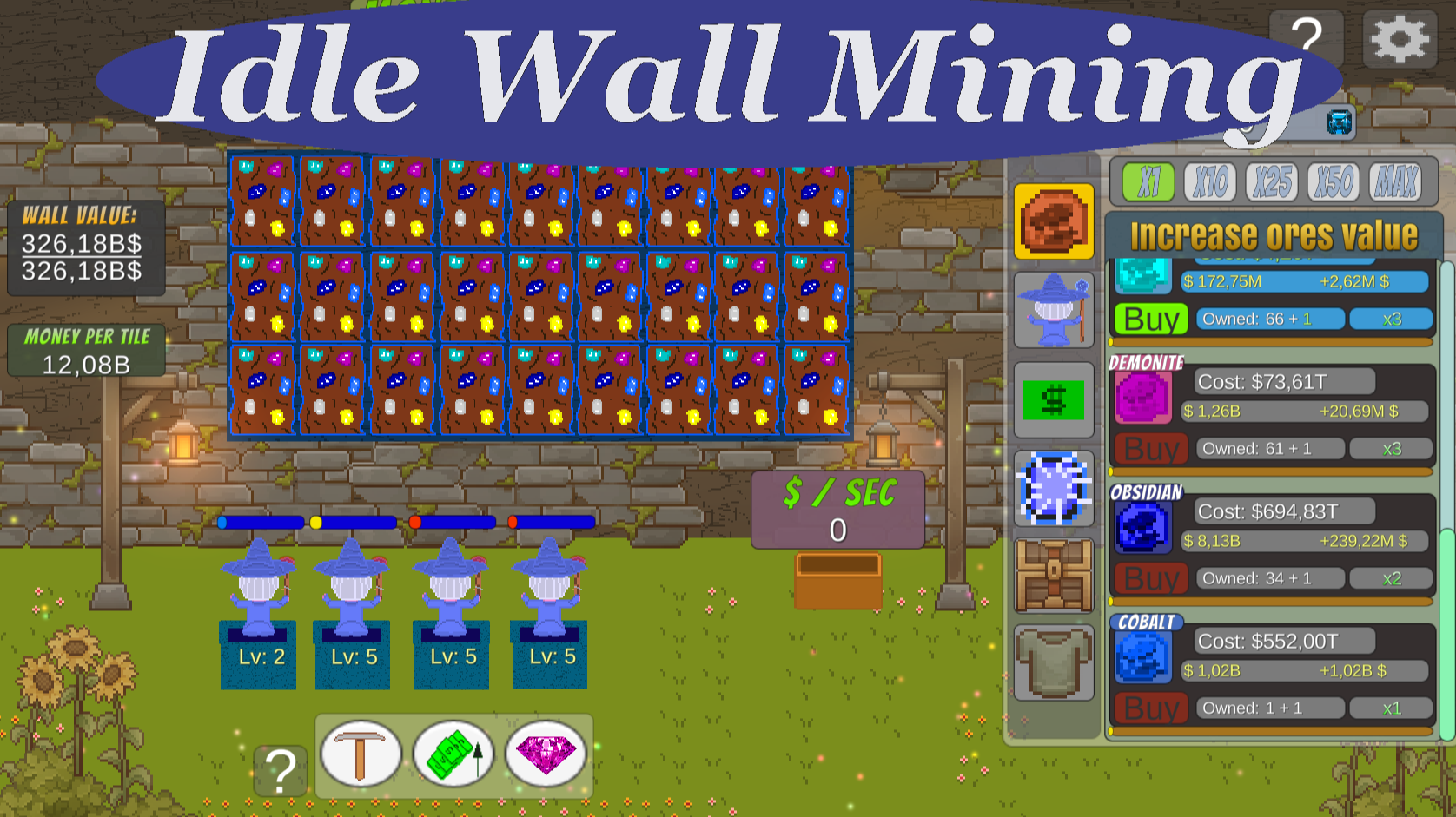 Idle Wall Mining Game Image