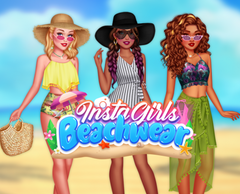 Insta Girls Beachwear Game Image