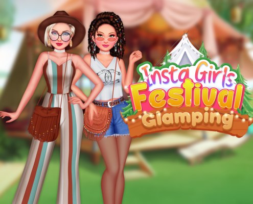 Insta Girls Festival Glamping Game Image