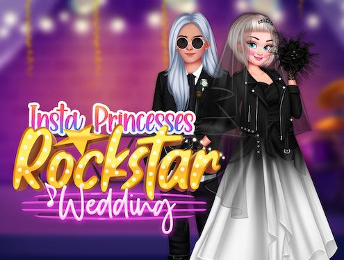 Insta Princesses Rockstar Wedding Game Image