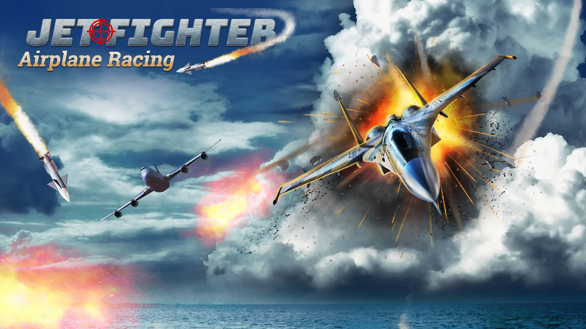 Jet Fighter Airplane Racing Game Image