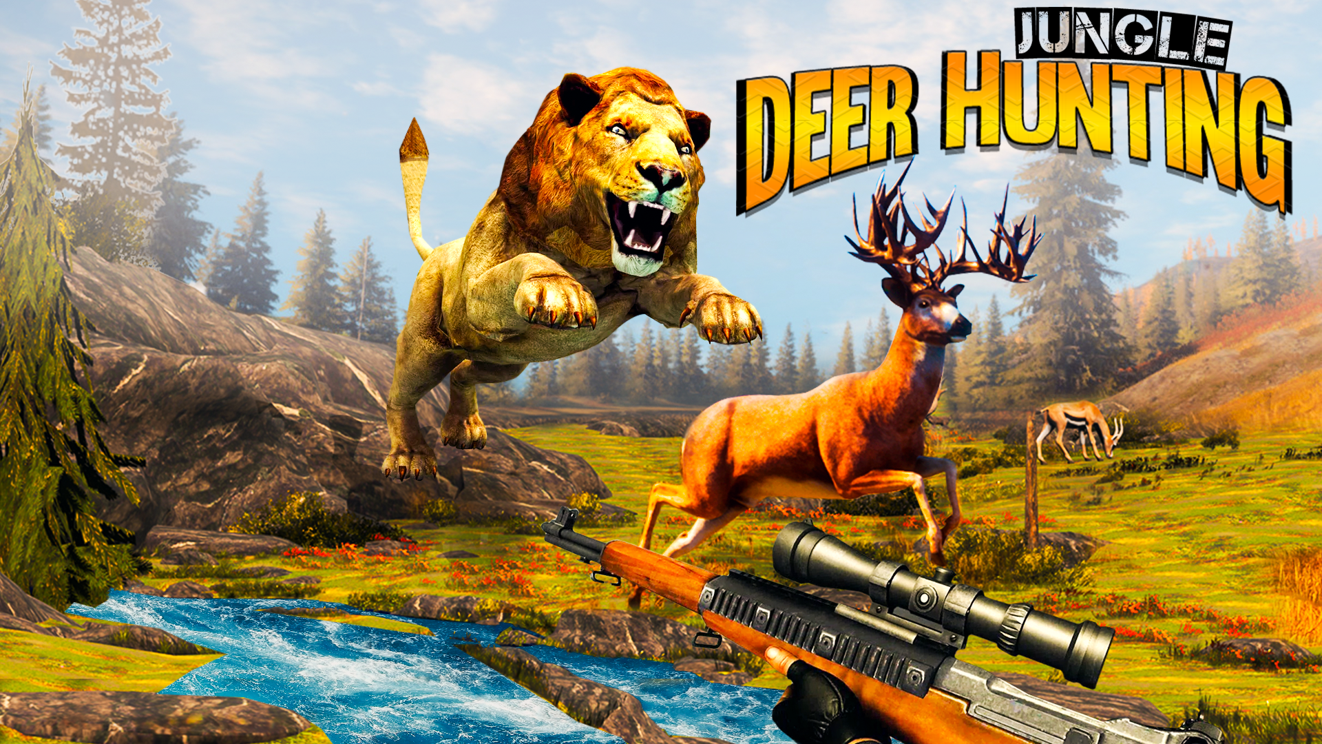 Jungle Deer Hunting Game Image