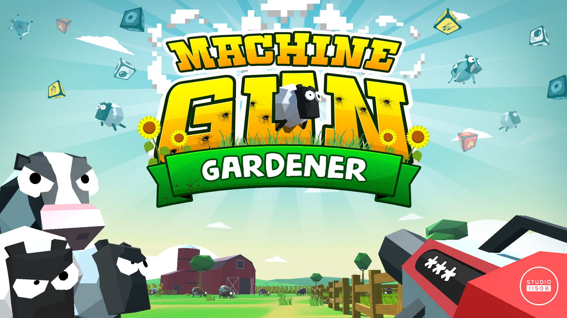 Machine Gun Gardener Game Image