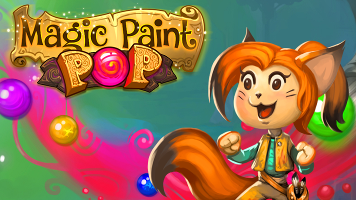 Magic Paint Pop Game Image