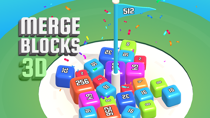 Merge Blocks 3D Game Image