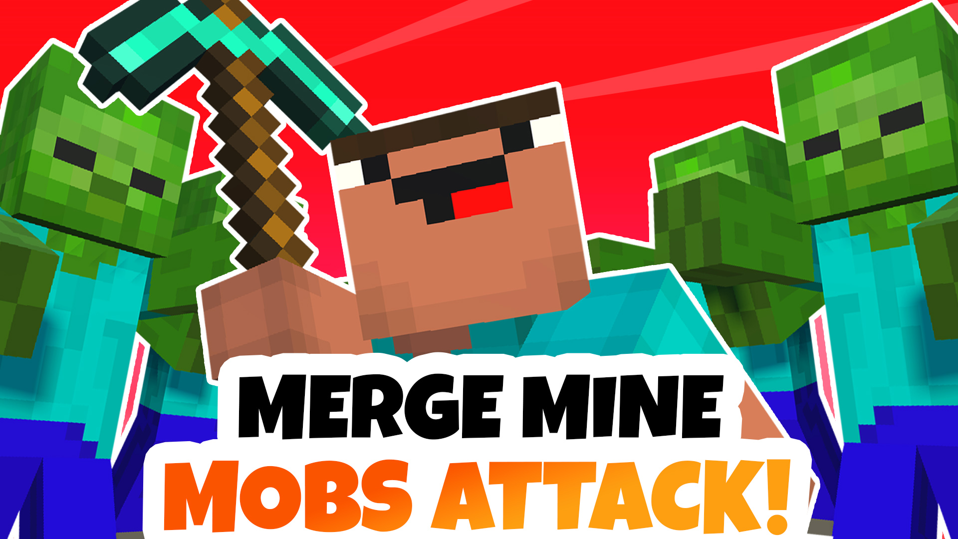 Merge Mine: Mobs Attack! Game Image