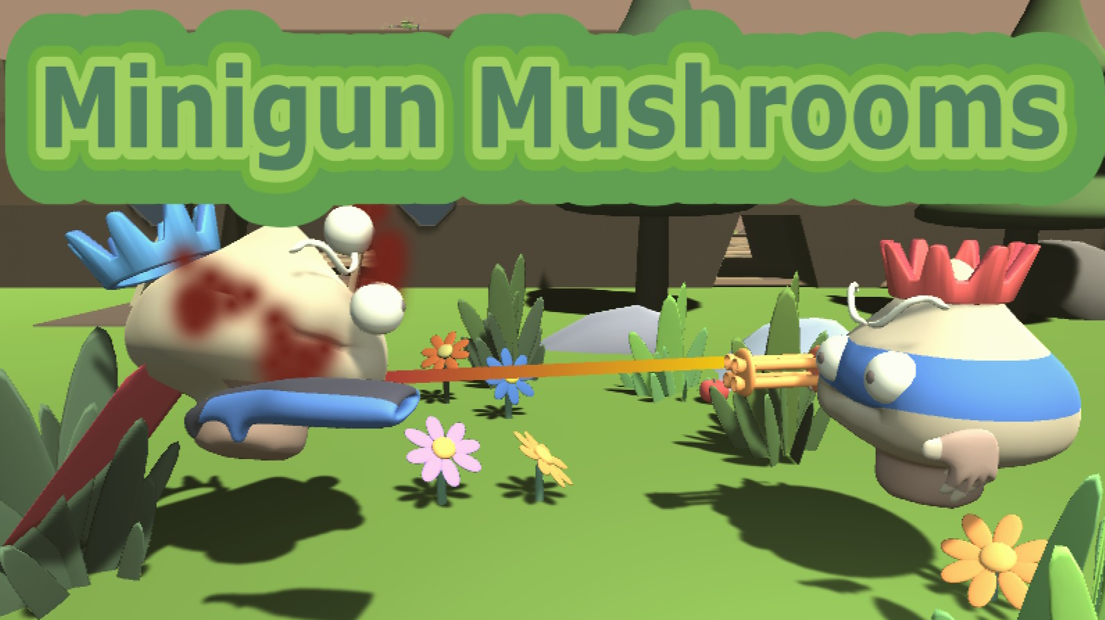 Minigun Mushrooms Game Image