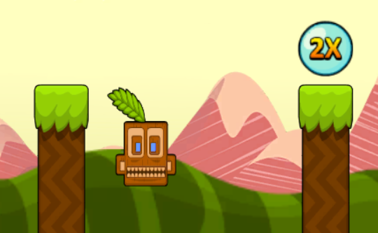 Monkey Cube Jump Game Image