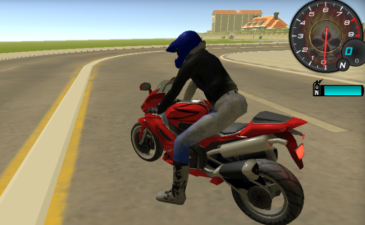 Moto Rider 3D Game Image