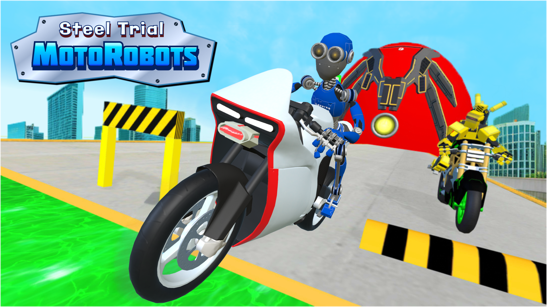 Moto Robots: Steel Trial Game Image