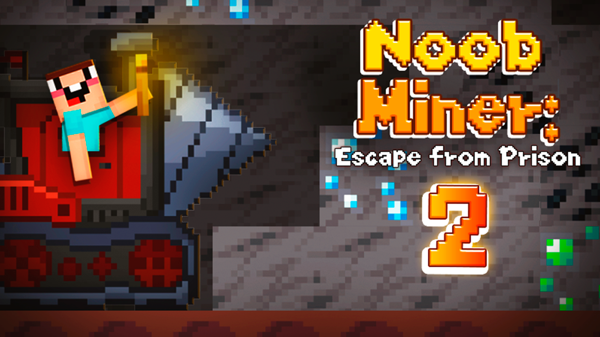Noob Miner 2: Escape From Prison Game Image