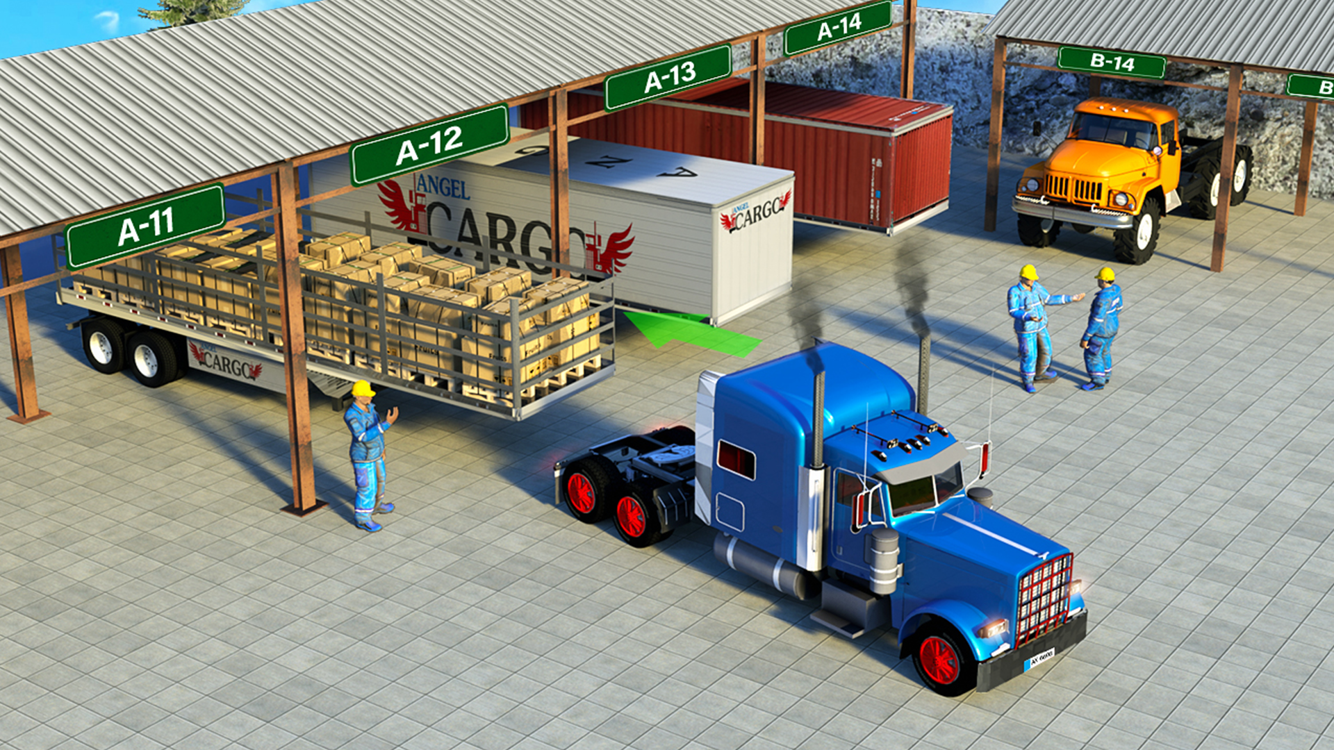 Offroad Cargo Transport Truck Game Image