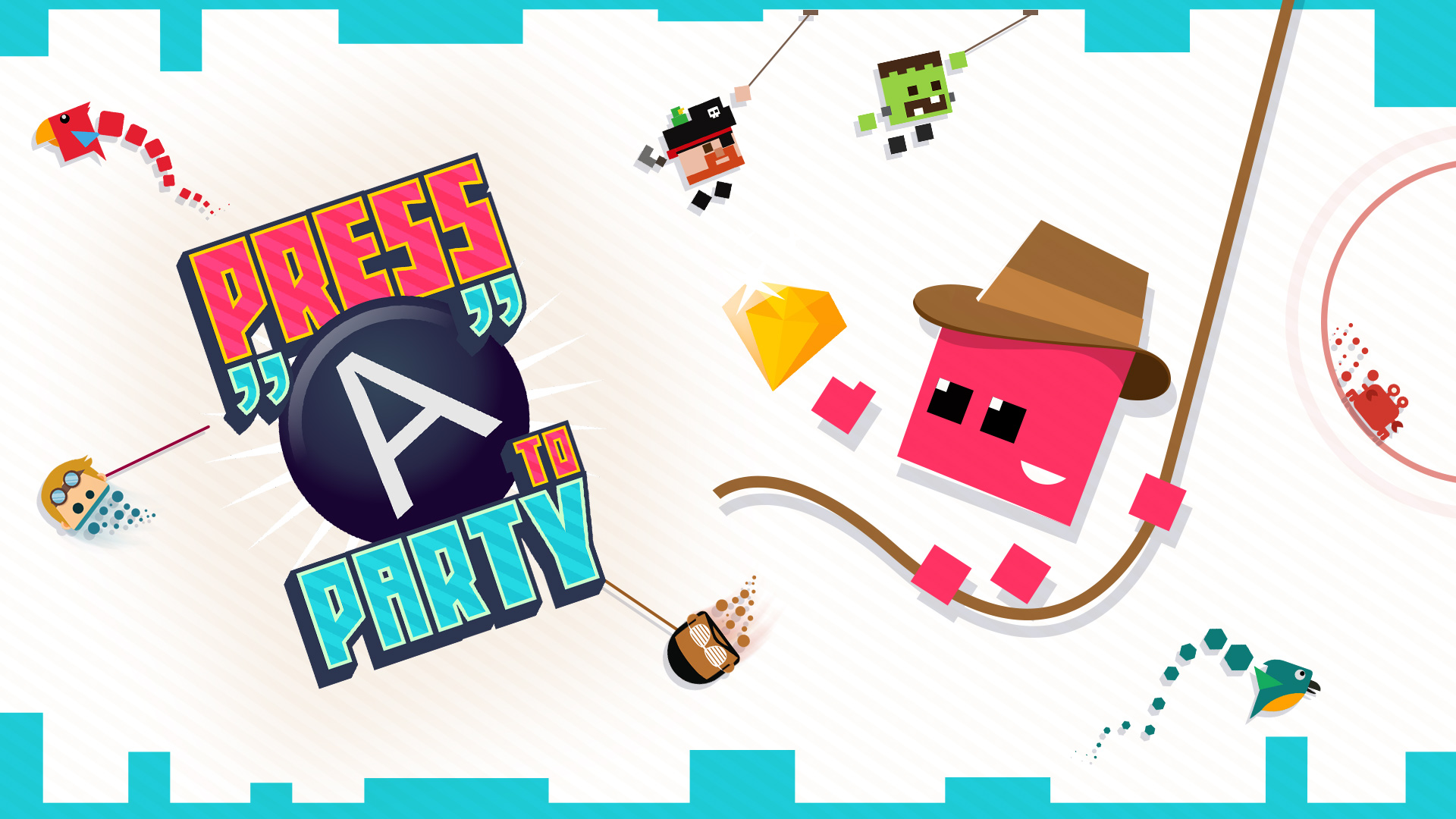 Press A to Party Game Image