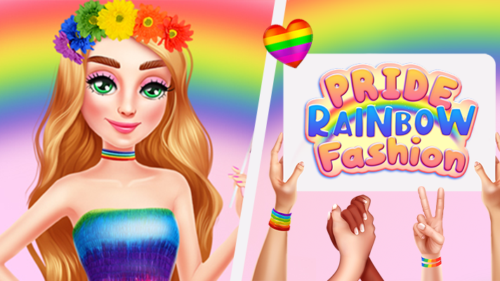 Pride Rainbow Fashion Game Image
