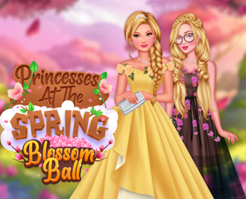 Princesses At The Spring Blossom Ball Game Image