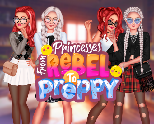 Princesses From Rebel To Preppy Game Image