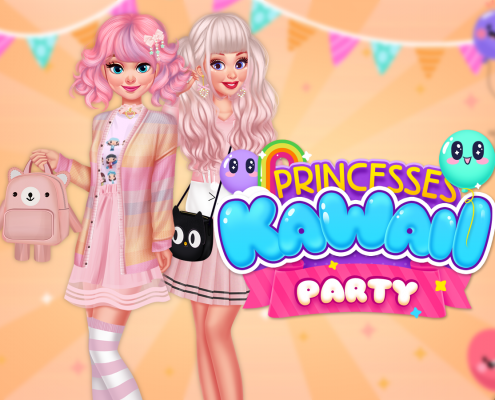 Princesses Kawaii Party Game Image