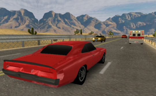 Racing Blast 3D Game Image