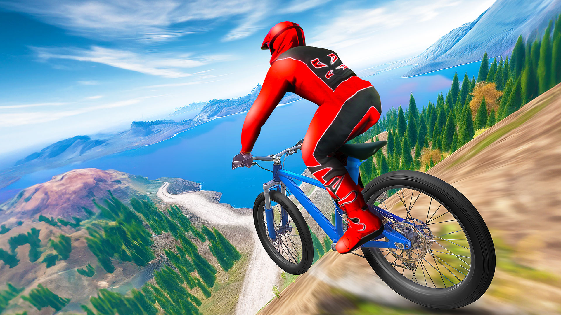 Riders Downhill Racing Game Image