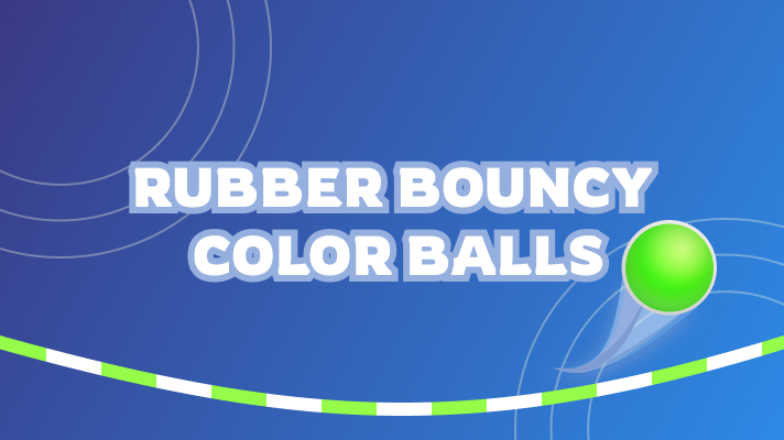 Rubber Bouncy Color Balls Game Image