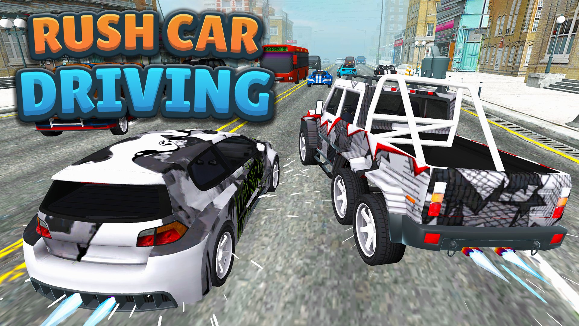 Rush Car Driving: Race Master Game Image