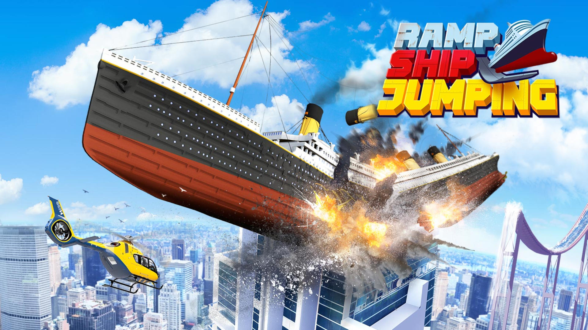 Ship Ramp Jumping Game Image