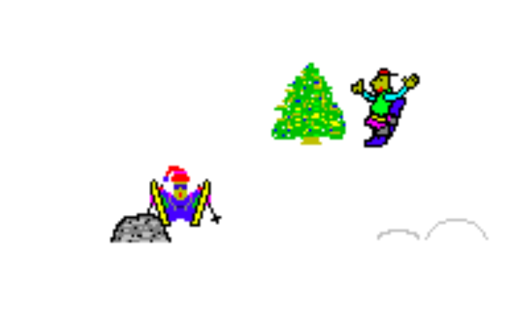 SkiFree Game Image