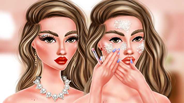 Skinfluencer Beauty Routine Game Image
