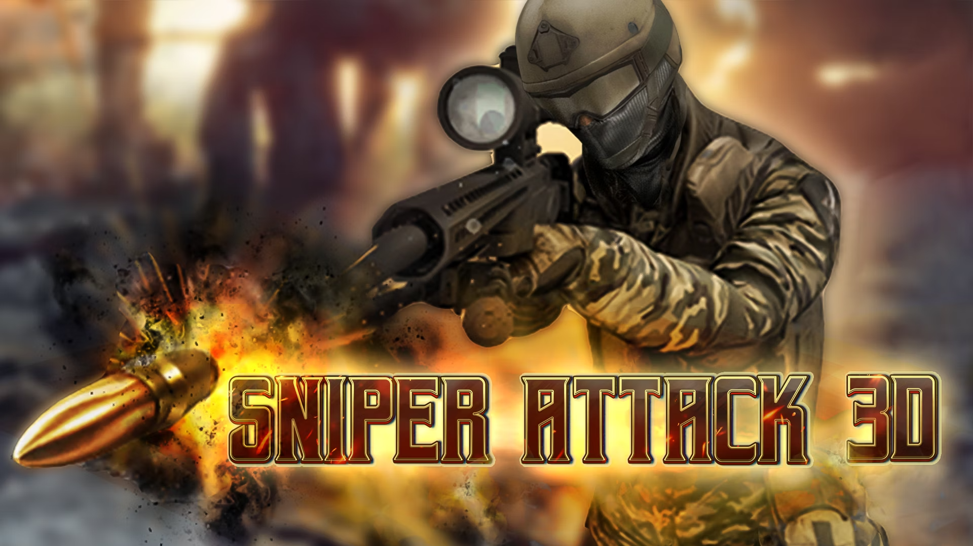 Sniper Attack 3D: Shooting War Game Image