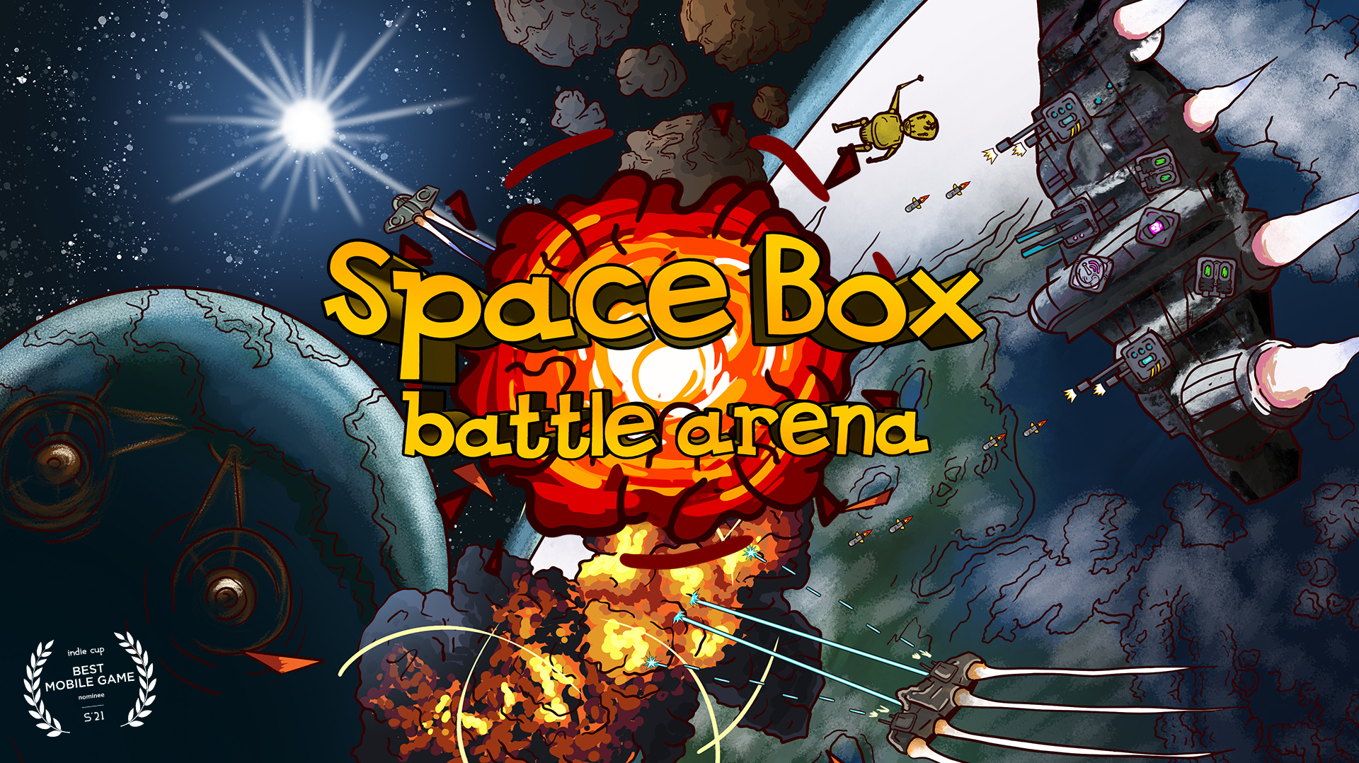 Space Box Battle Arena Game Image