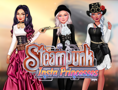 Steampunk Insta Princesses Game Image