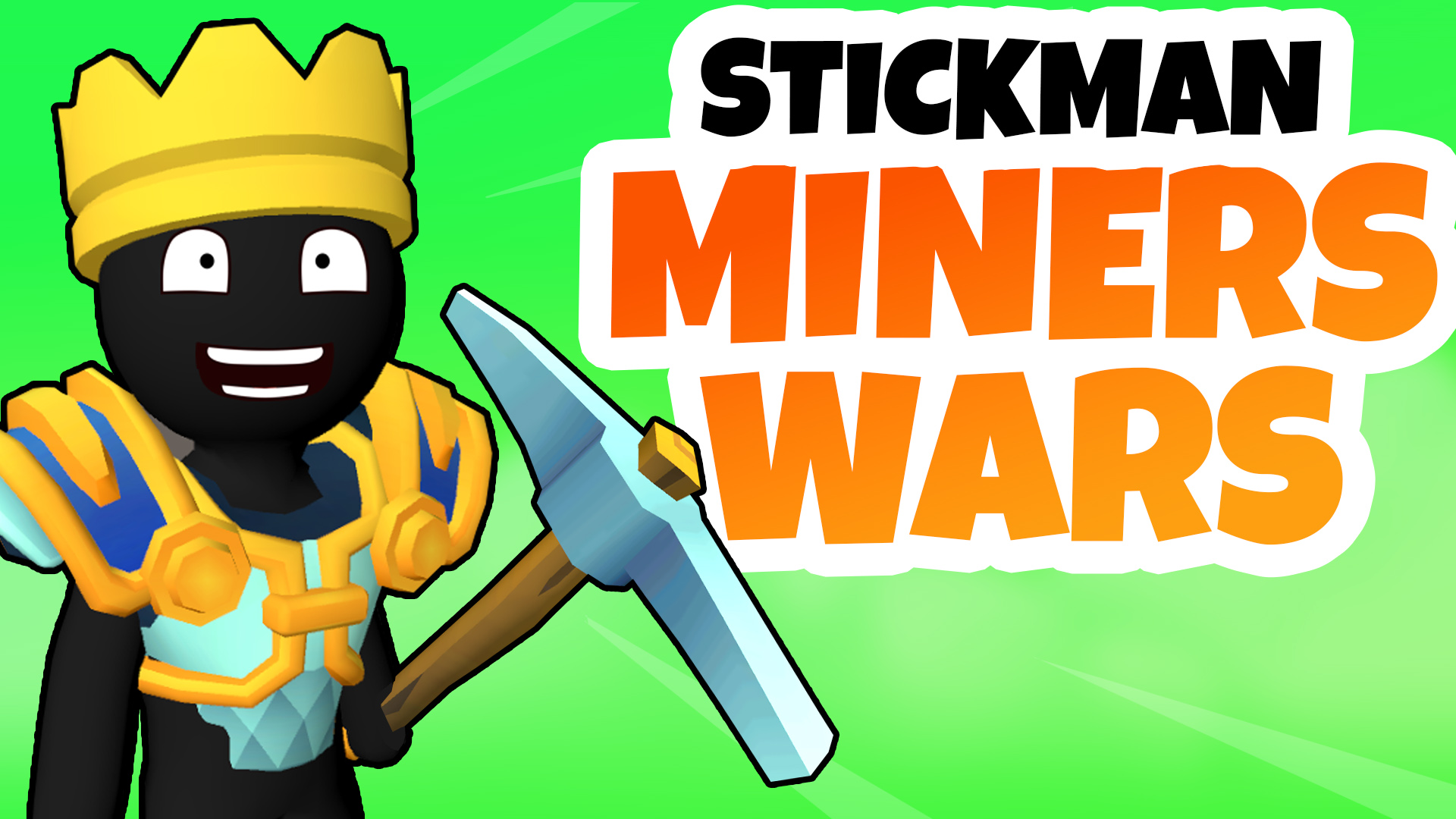 Stickman Miners Wars Game Image