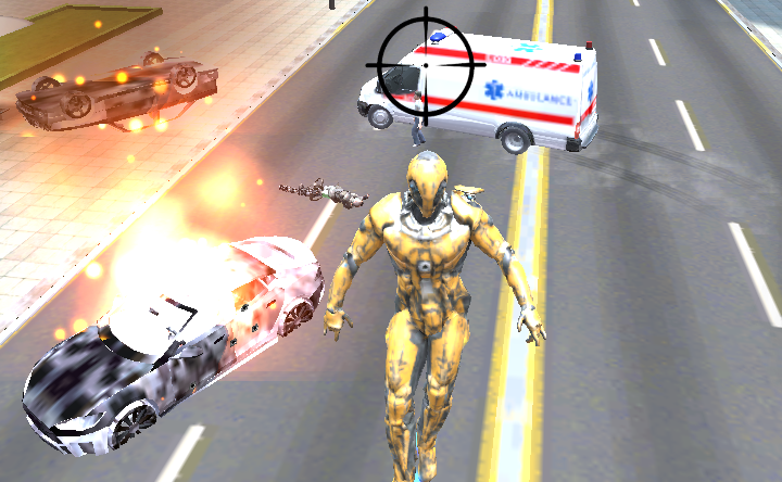 Super Crime Steel War Hero Game Image