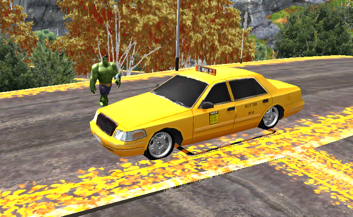 Superhero Taxi Game Image