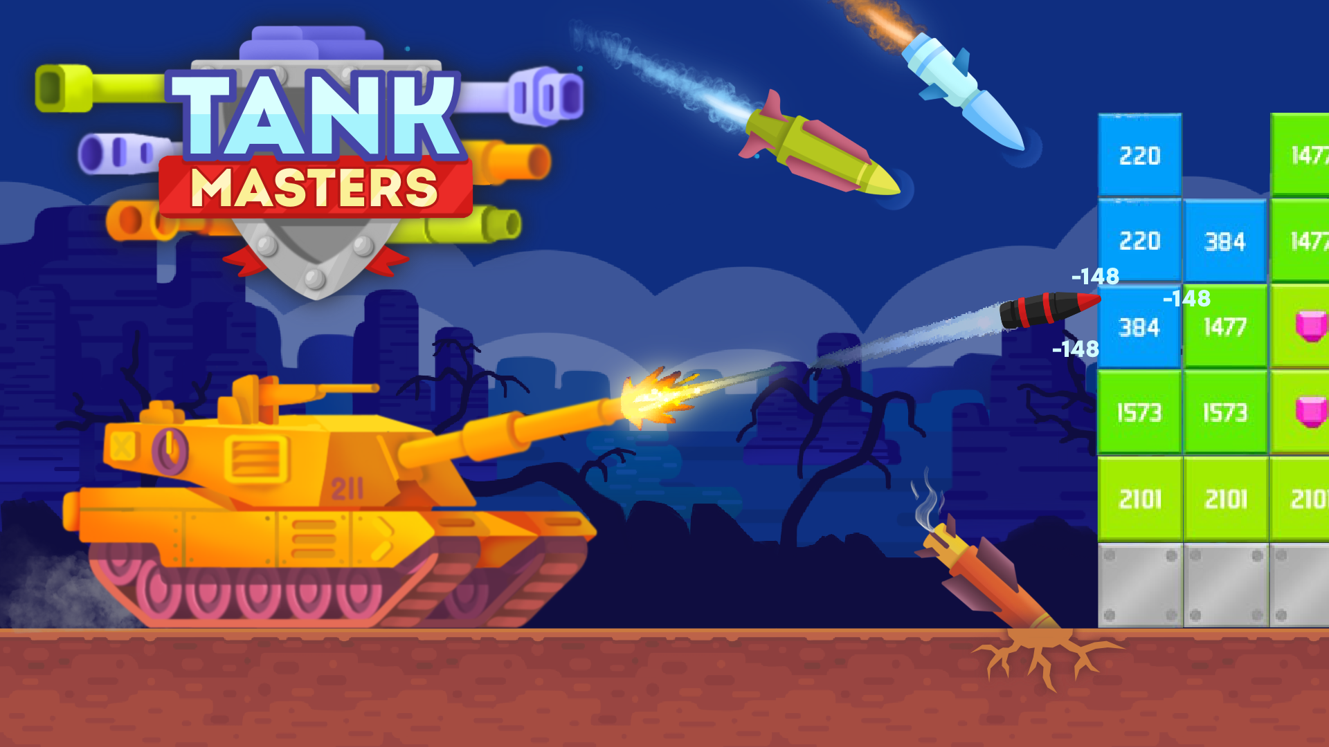 Tank Masters - Idle Tanks Game Image