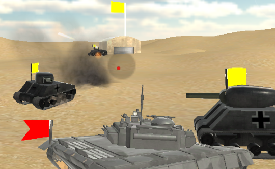 Tanks Battlefield: Desert Game Image