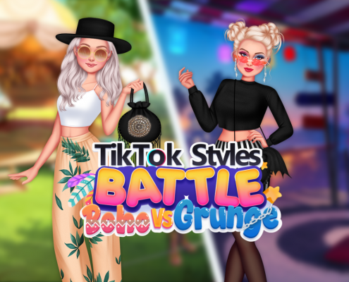 TikTok Styles Battle Boho vs Grunge Game Image