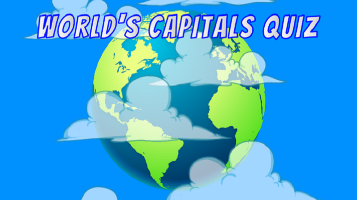 World's Capitals Quiz Game Image