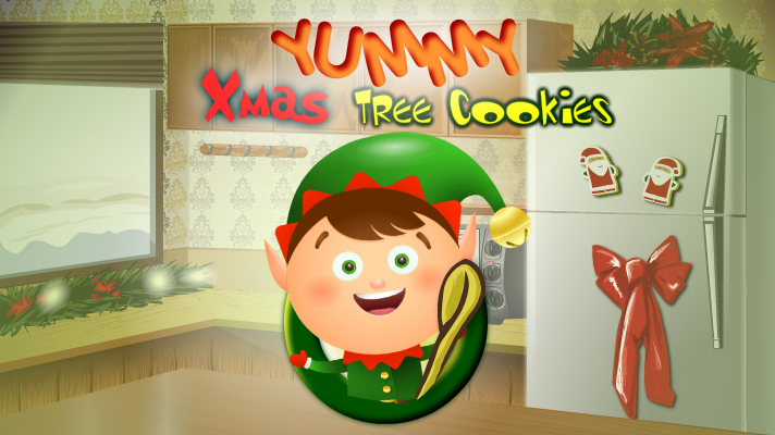 Yummy Xmas Tree Cookies Game Image