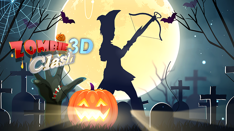 Zombie Clash 3D: Halloween Game Image