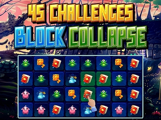 45 Challenges Block Collapse Game Image